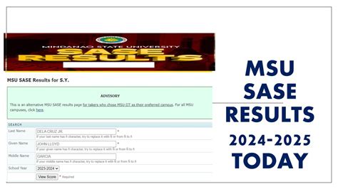 sase result 2021